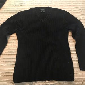 DKNY Men’s Cotton Cable Knit Sweater